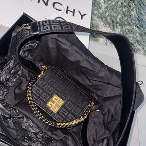 Givenchy Small 4G Canvas and Leather Bag